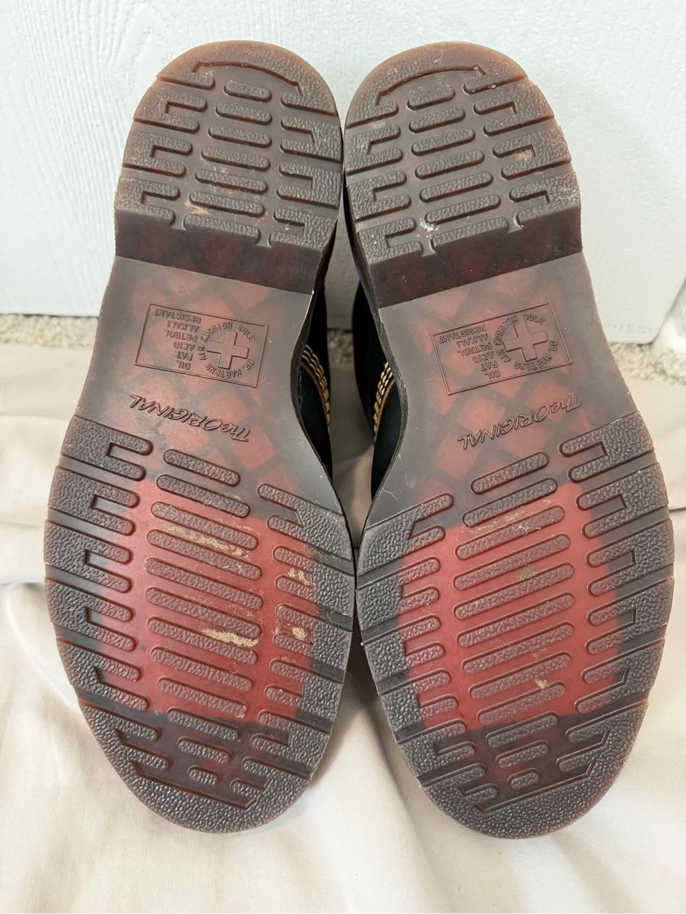 Dr. Martens 101 Vintage Style Black Leather 6-Eye Lace-Up Ankle Boots